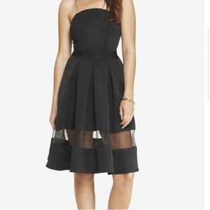 Express midi flare dress